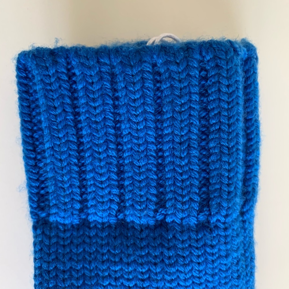 Tory Burch Sport Merino Little Grumps Mittens Blue - Picture 9 of 11